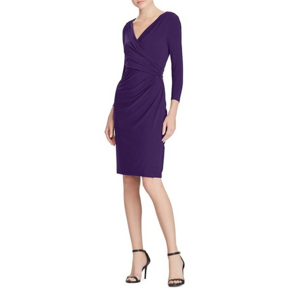 purple ralph lauren dress